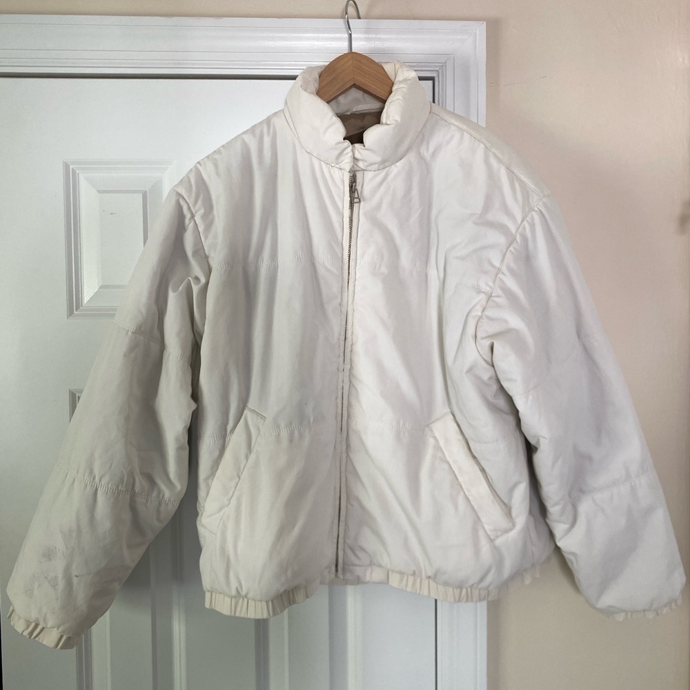 Woolrich White Puffer Jacket